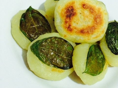 モチモチ☆バジルチーズポテト